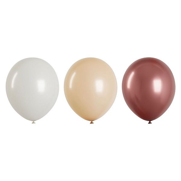 Воздушные шары,  25шт., М12/30см, MESHU "Light", 3 цвета ассорти