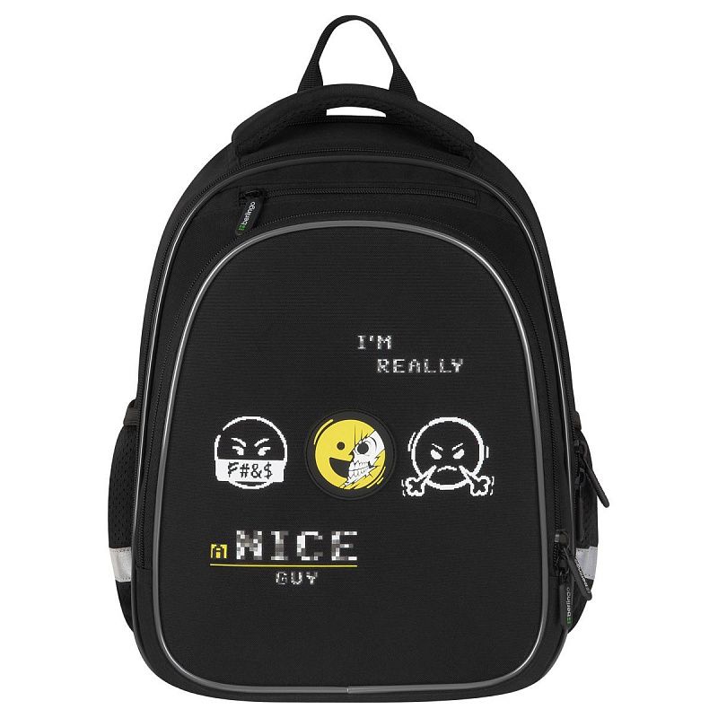 Ранец Berlingo Expert Light Pro "I'm really a nice guy" 38*28*19см, 3 отделения, 2 кармана, анатомическая спинка