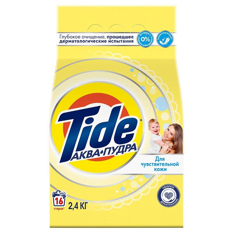 Порошок для машинной стирки Tide "Детский", 2,4кг, 4015600800369 (ПОД ЗАКАЗ) 