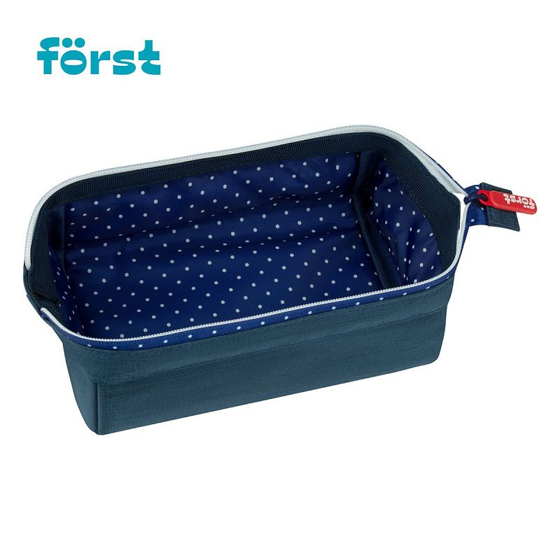 Пенал мягкий 1 отделение, 200*130*80 Först "Denim", полиэстер 