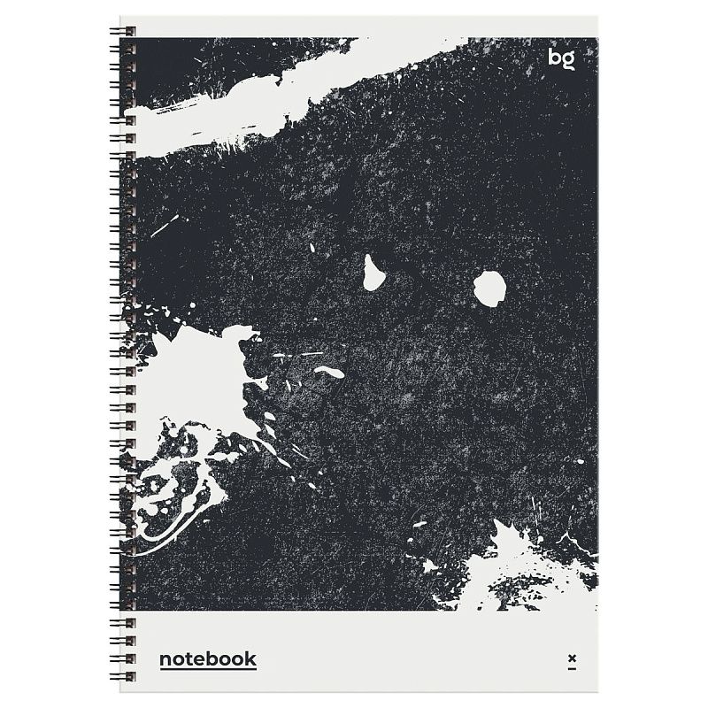 Тетрадь 96л., А4, клетка, на гребне BG "Лофт", матовая ламинация