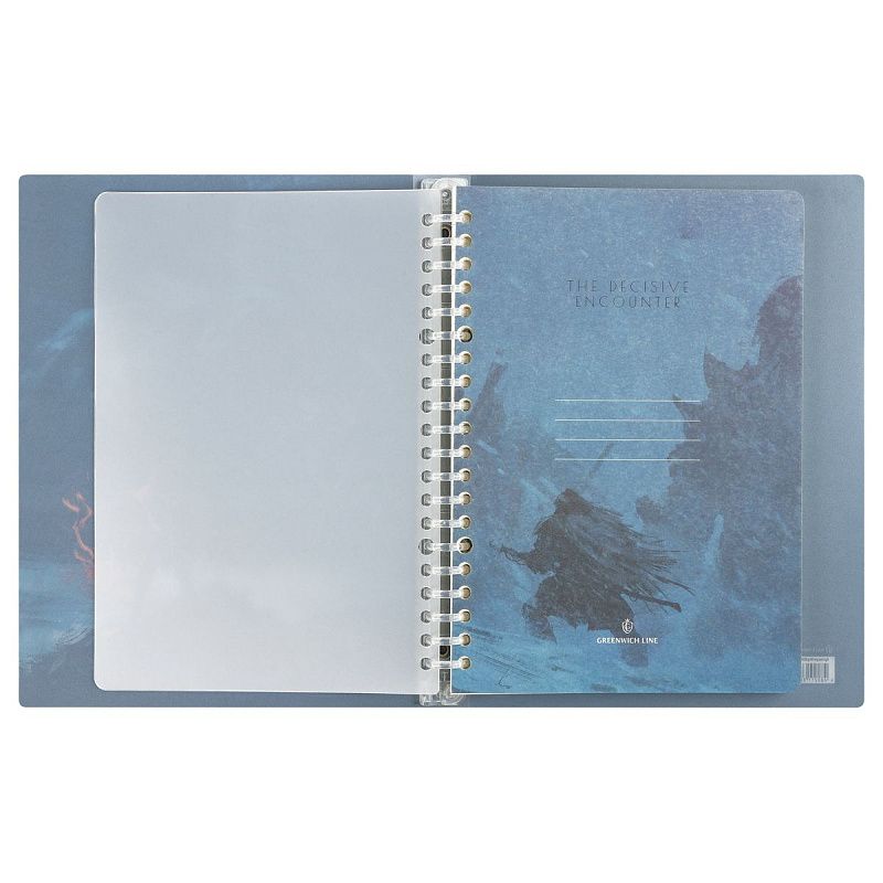 Тетрадь на кольцах А5, 80л., Greenwich Line "Encounter", пластиковая обложка, с разделителями