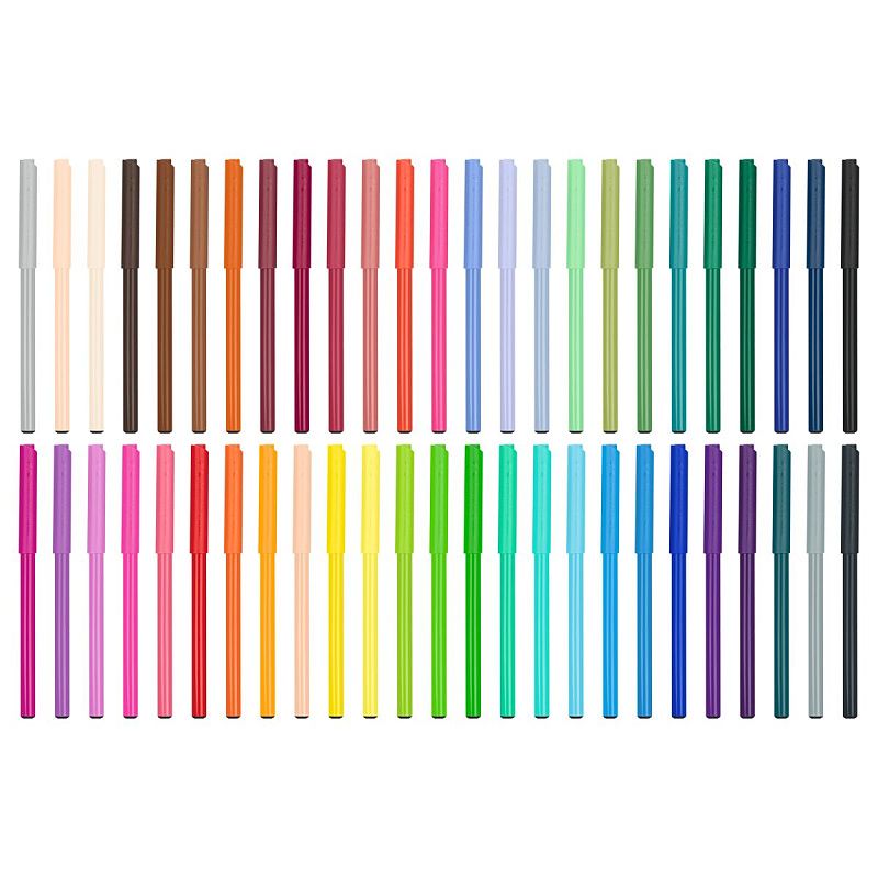 Фломастеры Faber-Castell "Замок", 50цв., смываемые, картон, европодвес