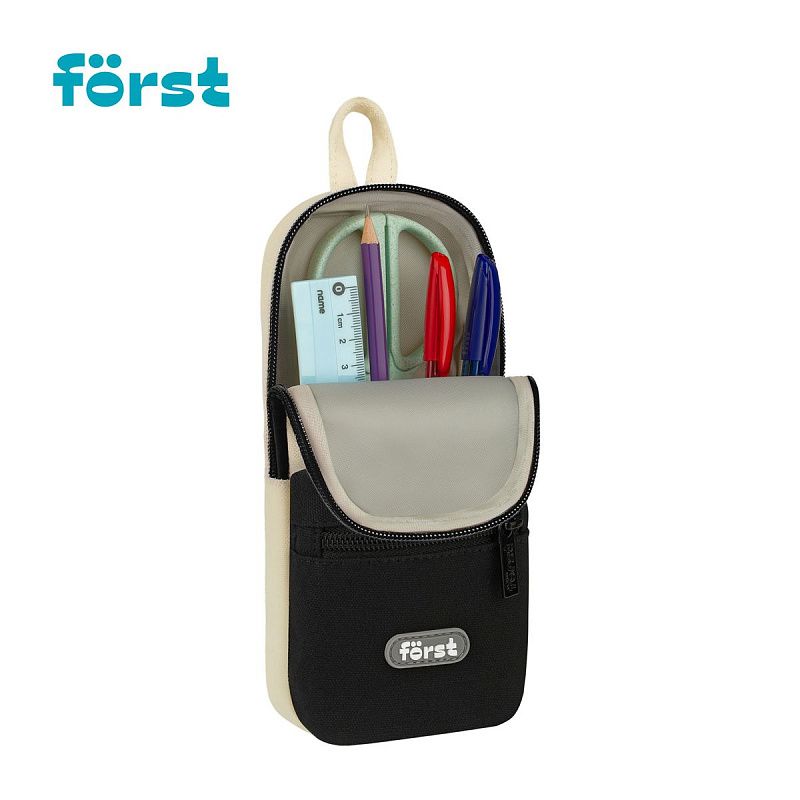 Пенал мягкий 1 отделение, 1 карман, 210*90*40 Först "Rock `n` roll", текстиль 