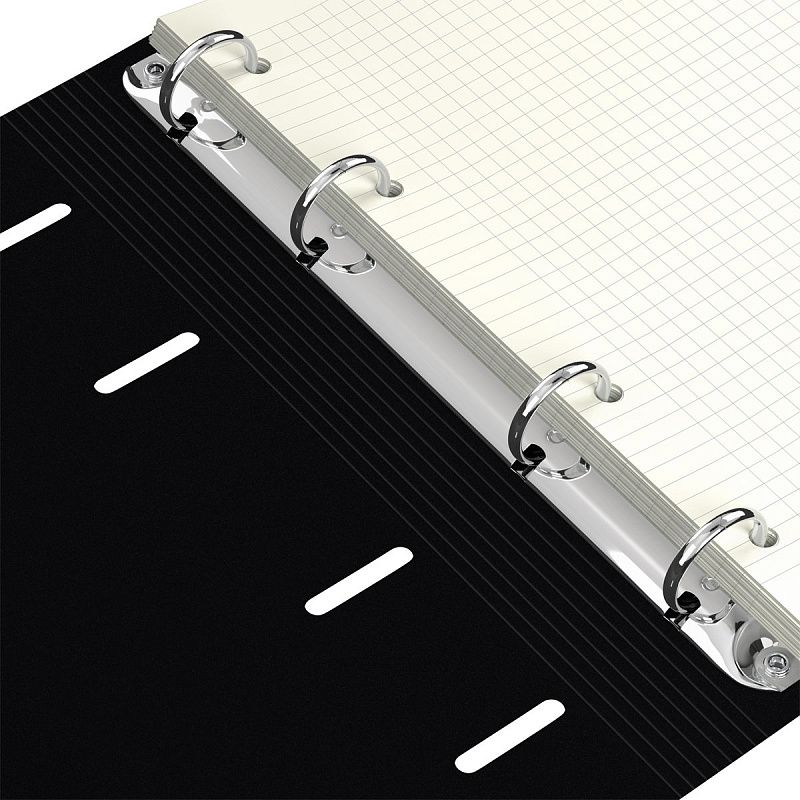 Тетрадь на кольцах А5, 120л., кожзам,  BG "Write", иск. кожа