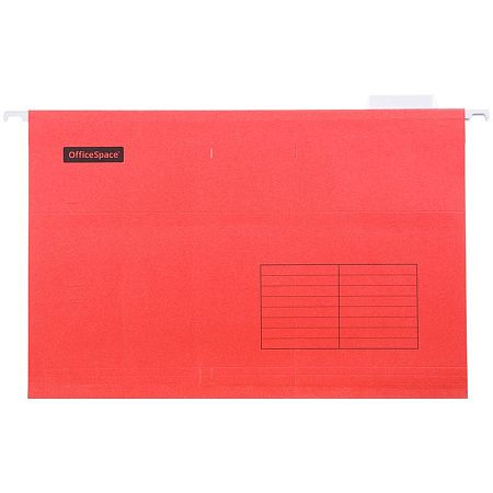 Подвесная папка OfficeSpace Foolscap (365*240мм), красная 