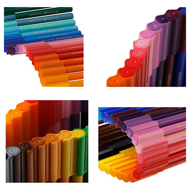 Набор для рисования Faber-Castell "Connector Unicorn" 33 фломастера