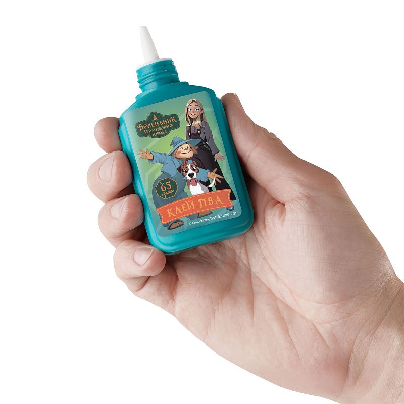 Клей ПВА Мульти-Пульти "Волшебник Изумрудного города", 65г