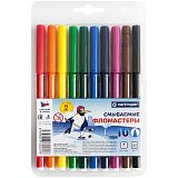 Фломастеры Centropen "Washable", 10цв., смываемые, блистер