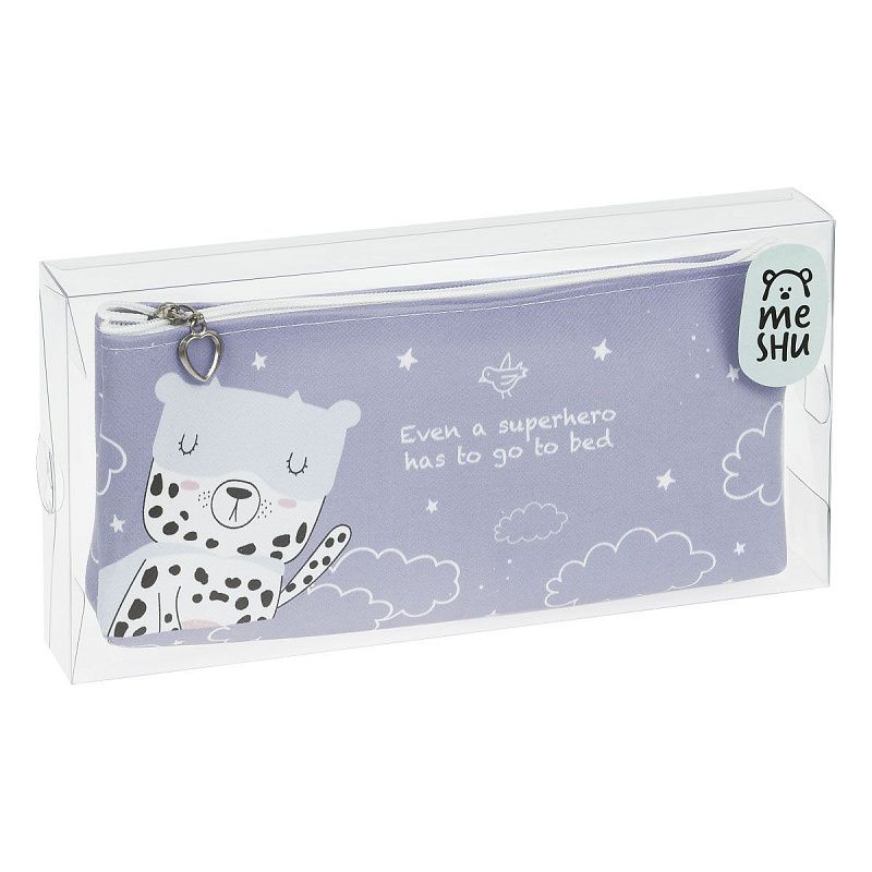 Пенал мягкий 200*85*30 MESHU "Hero", искусственная кожа 