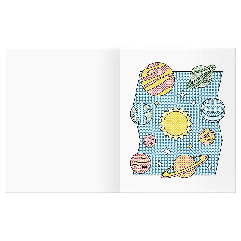 Раскраска водная 200*250 ТРИ СОВЫ "Раскрась водой. Космос", 8стр.