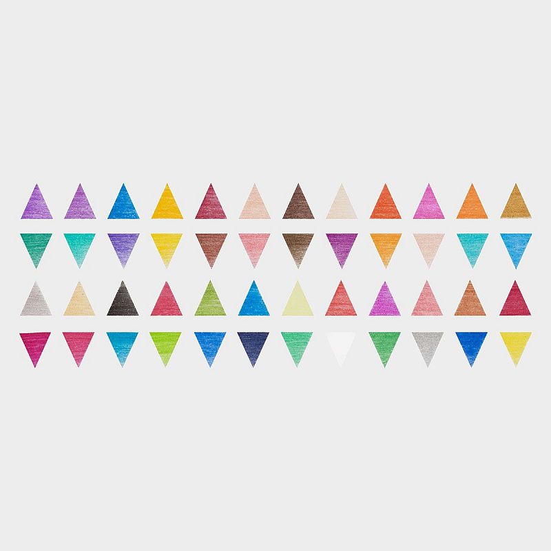 Карандаши цветные Красин "Алые паруса", 48цв., трехгран., заточен., картон, европодвес