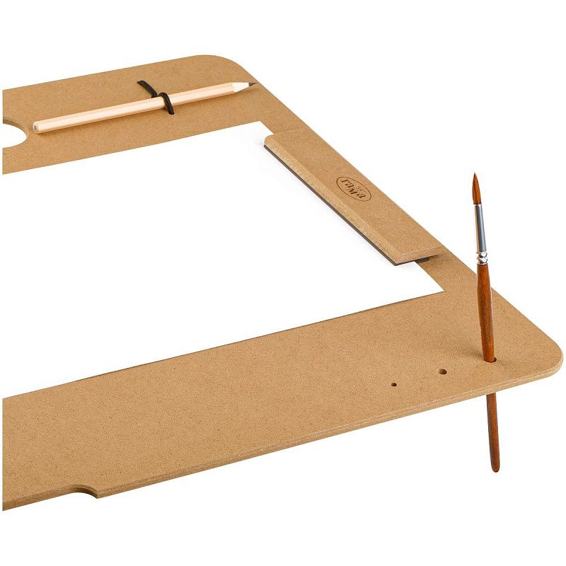 Планшет-клипборд МДФ, А3 (40*47см) Гамма "Студия", магнитный зажим, ручка