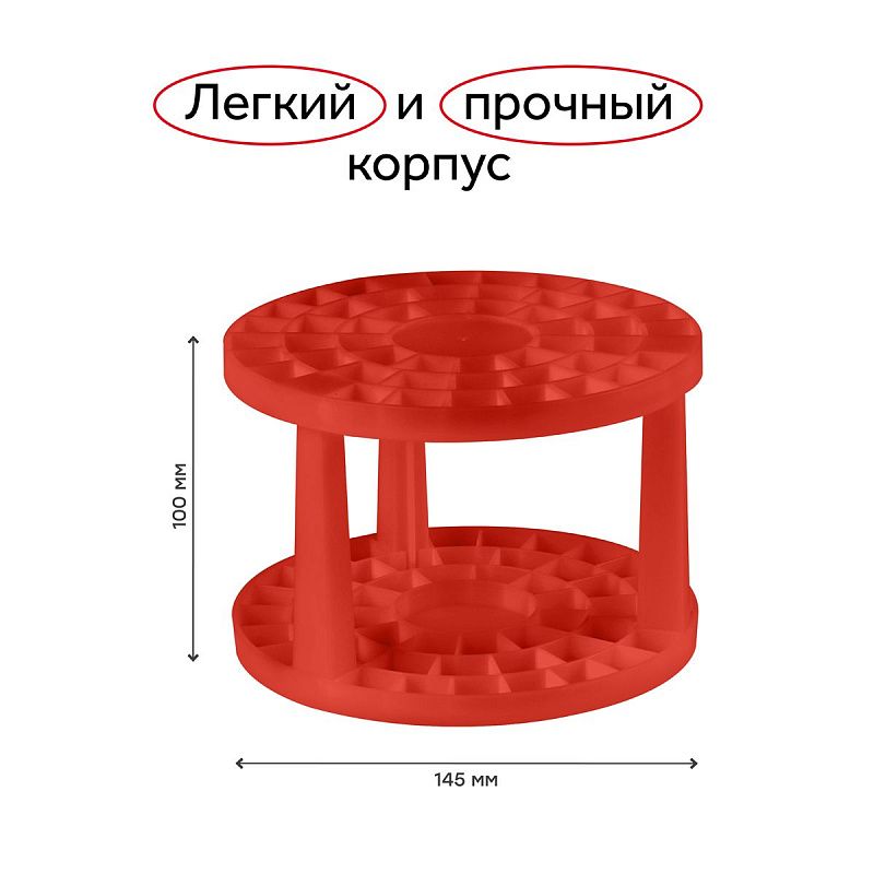 Подставка для кистей Гамма, пластик, ассорти