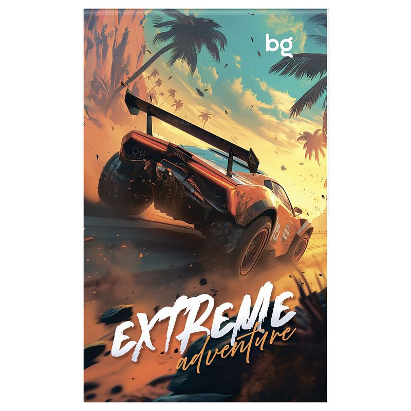 Блокнот А7 48л. на склейке BG "Жажда экстрима"