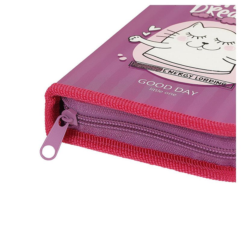 Пенал 1 отделение, 190*115 ArtSpace "Dreamer", ламинированный картон, софт-тач 