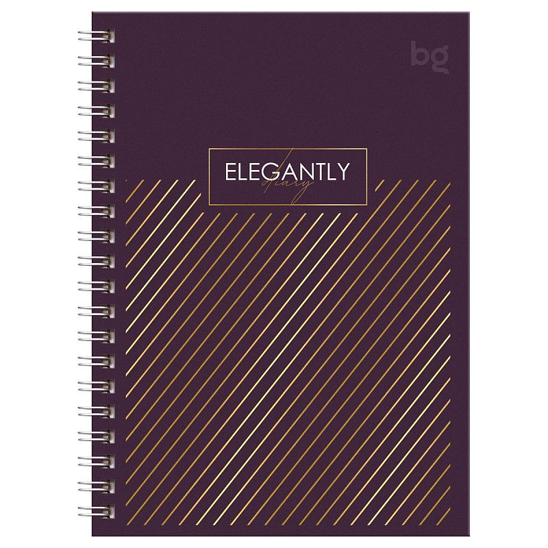 Записная книжка А6 80л., на гребне BG "Minimal", глянцевая ламинация, тиснение фольгой, твердая обложка