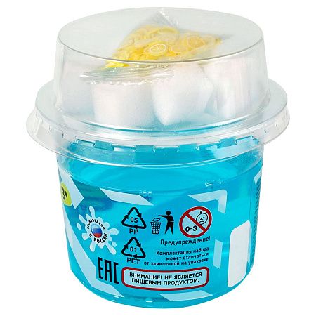 Слайм Slime "Lemonade" голубой, 110г
