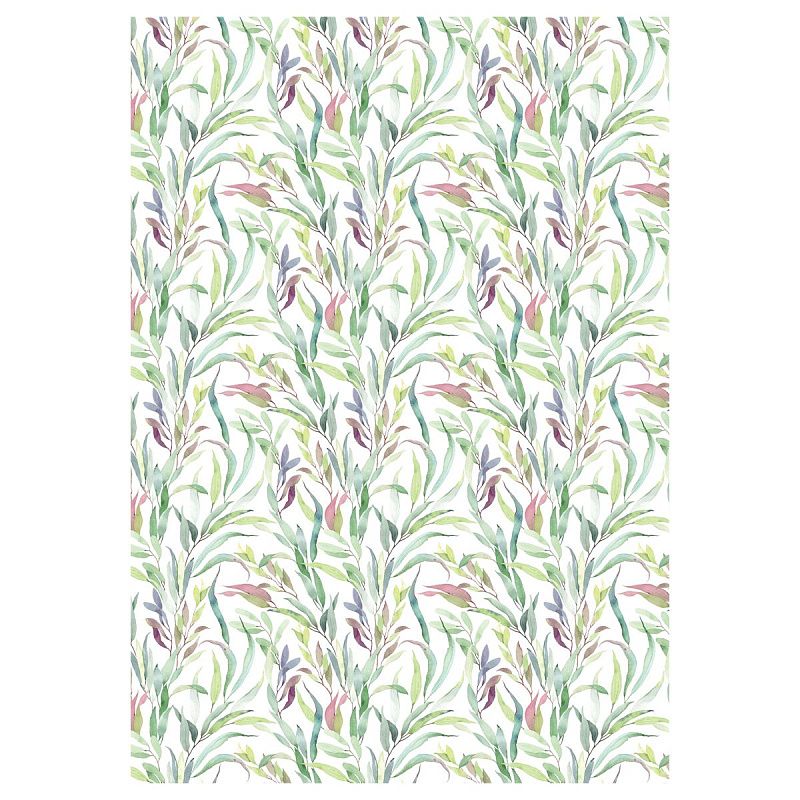 Набор упаковочной бумаги глянц. 70*100см, MESHU "Bouquet", 80 г/м2, ассорти, 4 дизайна