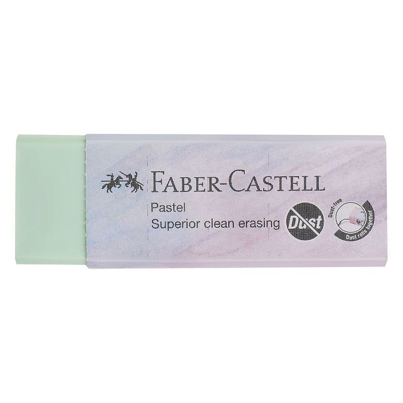 Ластик Faber-Castell "Dust Free Pastel", прямоугольный, ассорти 