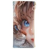 Пенал мягкий 200*100 MESHU "Cute pets", искусственная кожа