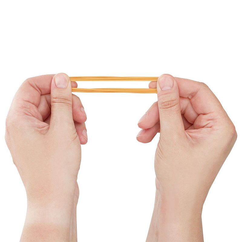 Банковская резинка 1кг OfficeSpace, диаметр 60мм, натуральный цвет