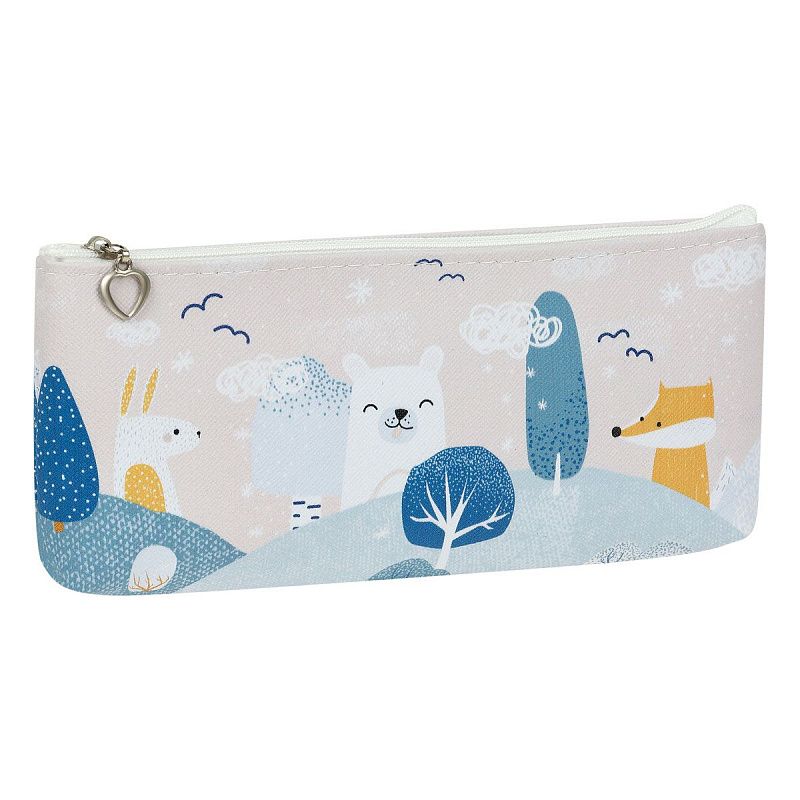 Пенал мягкий 200*85*30 MESHU "Forest", искусственная кожа 