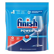 Таблетки для посудомоечной машины Finish Power "All in 1", 50шт. 