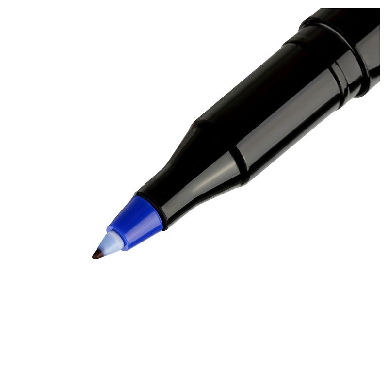 Маркер перманентный лабораторный Luxor "OHP 910" синий, пулевидный, 0,7мм 