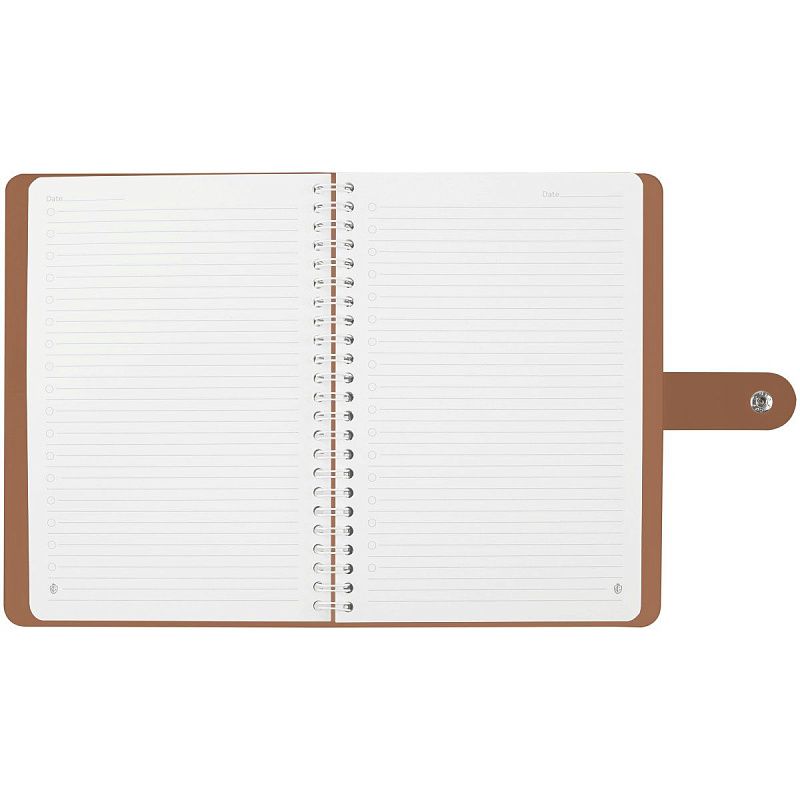 Записная книжка А5 96л. ЛАЙТ, кожзам, скрытый гребень, Greenwich Line "Shimmer. Bronze", блок в линию