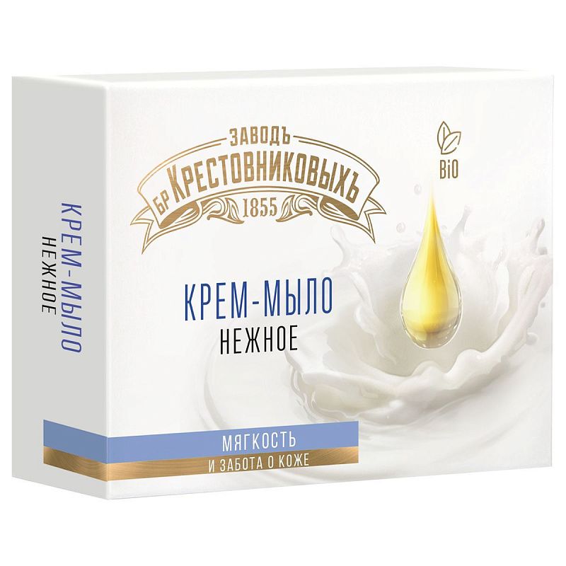 Мыло-крем туалетное ЗБК "Нежное", 120г 