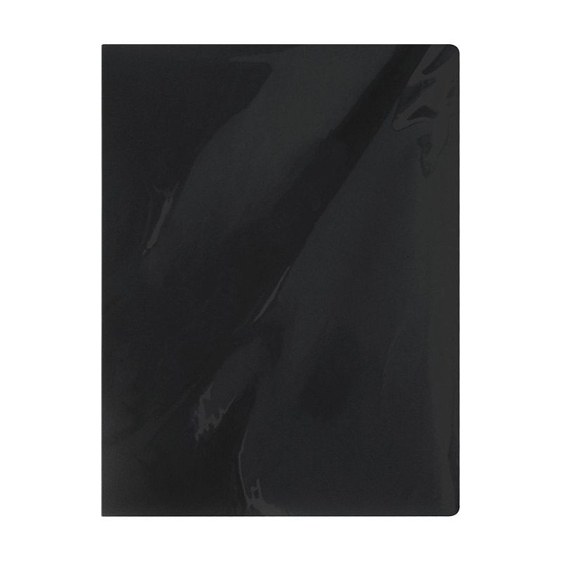 Папка с 30 вкладышами СТАММ А4, 17мм, 500мкм, пластик, черная 