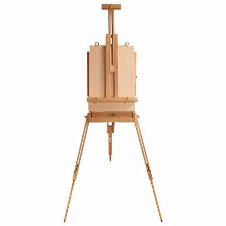 Этюдник BRAUBERG ART CLASSIC, бук, 50х34х11см, высота холста 87см, ножки дерев 90см, ремень, 190654