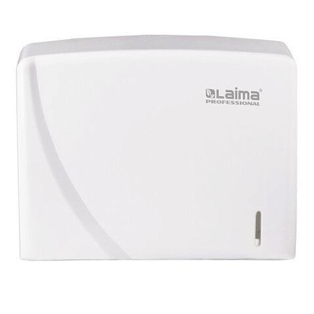 Диспенсер для полотенец LAIMA PROFESSIONAL ORIGINAL (Система H3), V-сложения, белый, ABS, 605761 