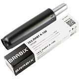 Газлифт BRABIX A-100 короткий, черный, длина в открытом виде 346 мм, d50 мм, класс 2, 532001