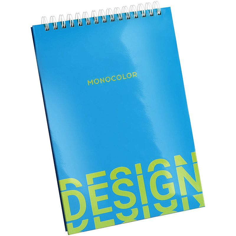 Блокнот А5 80л. на гребне BG "Mono design", твердая обложка, глянцевая ламинация