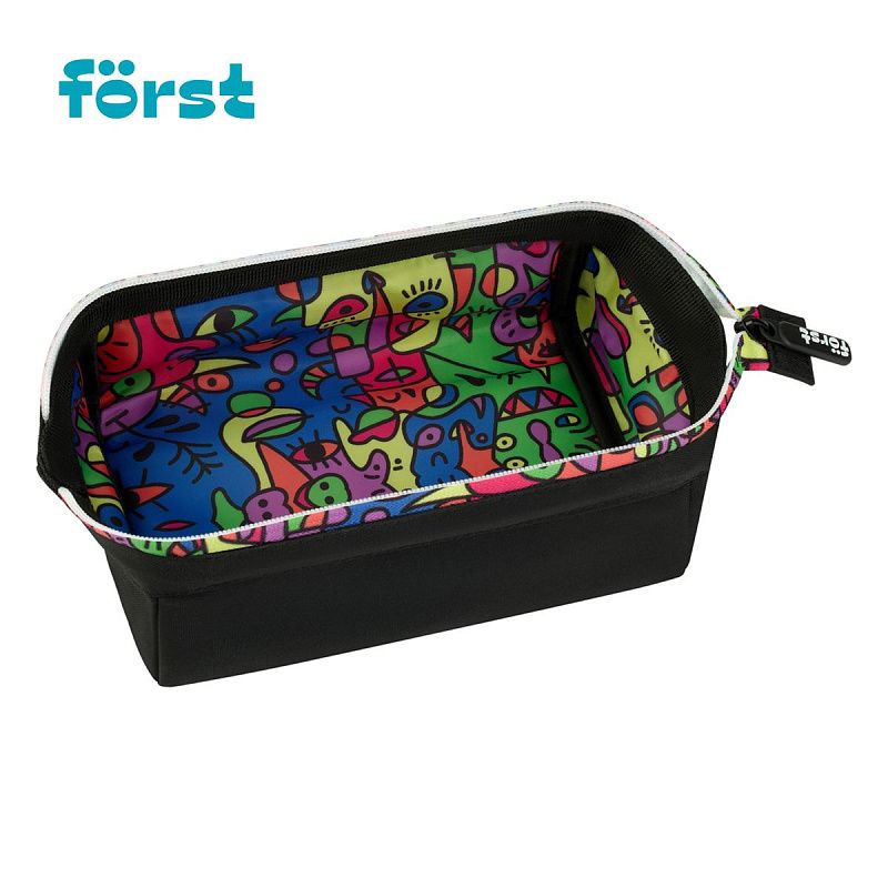 Пенал мягкий 1 отделение, 200*130*80 Först "Trendy", полиэстер 