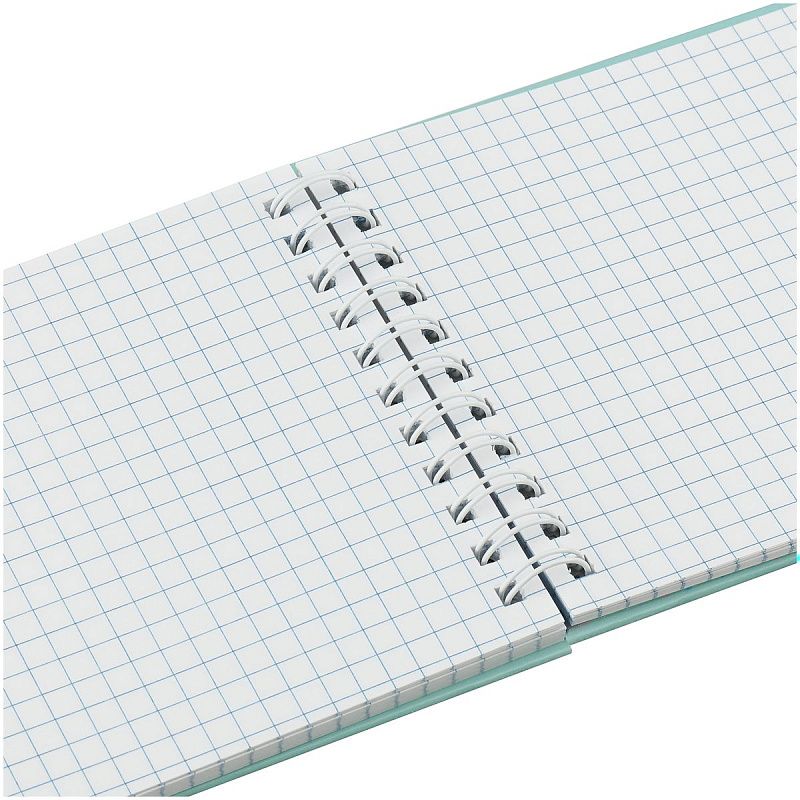 Блокнот А6 80л. на гребне BG "Цветочный стиль", твердая обложка, глянцевая ламинация