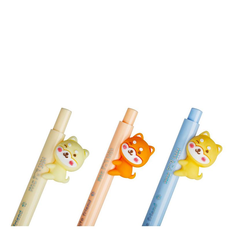Карандаш механический MESHU "Cute dog", 0,7мм, ассорти, с топпером 
