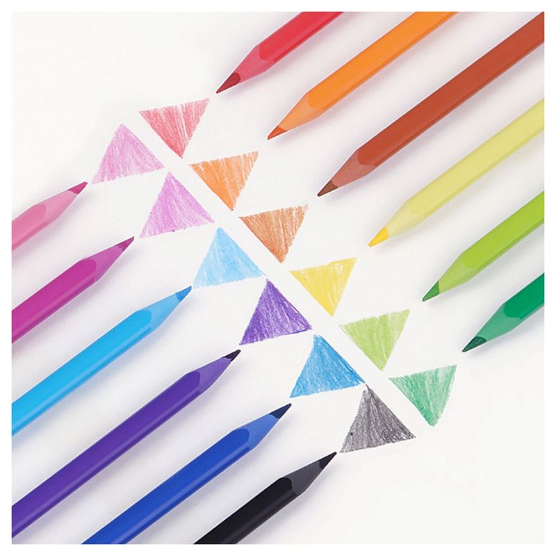 Карандаши цветные пластиковые Мульт-Пульти "Сердечко", 12цв., незаточен., европодвес