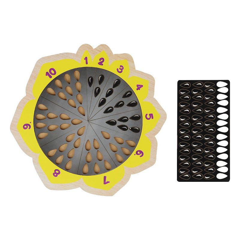 Обучающая игра ТРИ СОВЫ "Подсолнух", учимся считать,  дерево