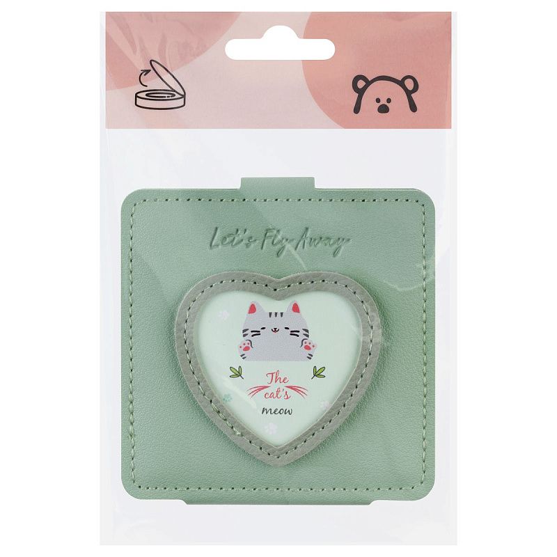 Зеркальце карманное складное MESHU "Cat's meow"