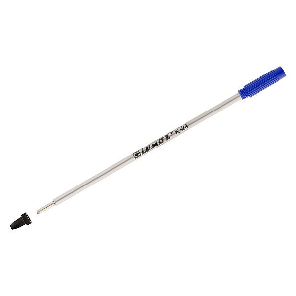 Стержень шариковый для поворотных ручек Luxor синий, 117мм, 1,0мм