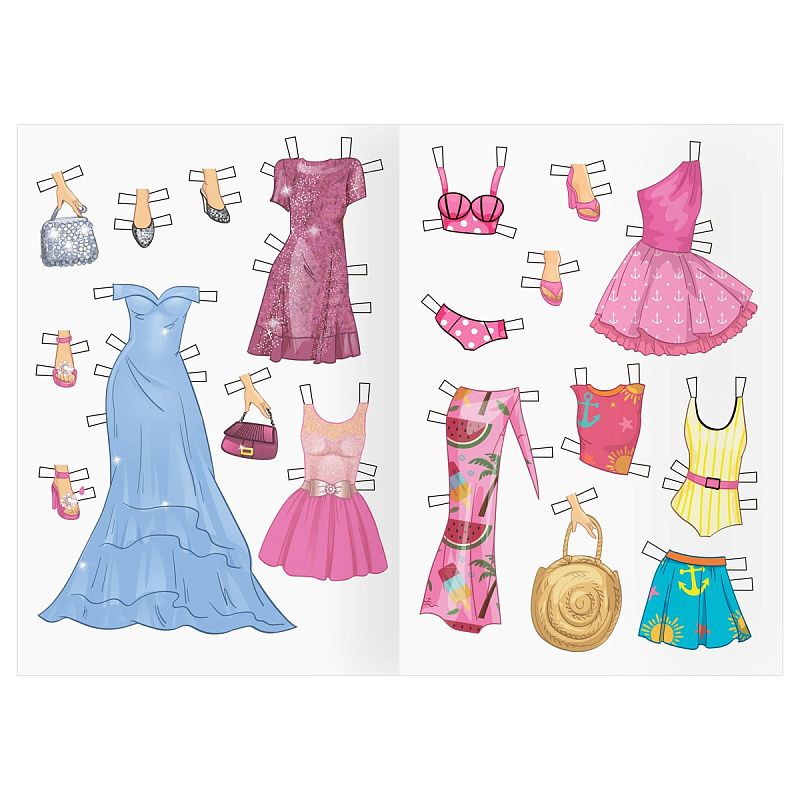 Аппликация ТРИ СОВЫ "Одень куклу. Модно и стильно", 16стр.