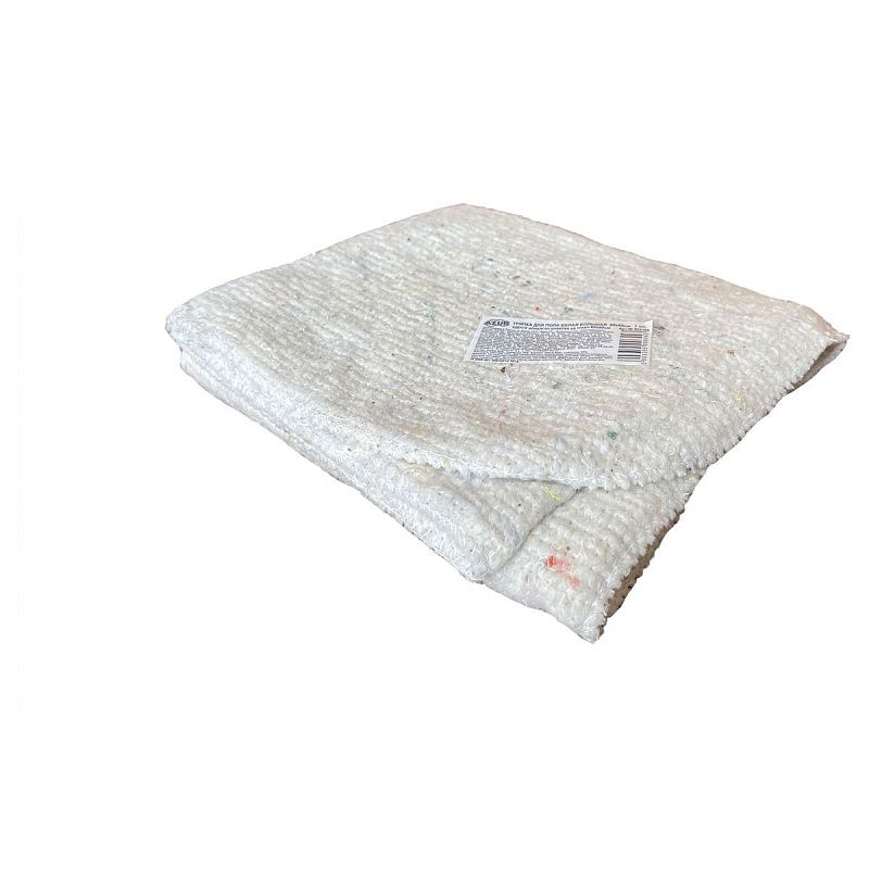 Тряпка для пола Azur, хлопок/полиэстер, 180г/м2, белая, 60*80 см