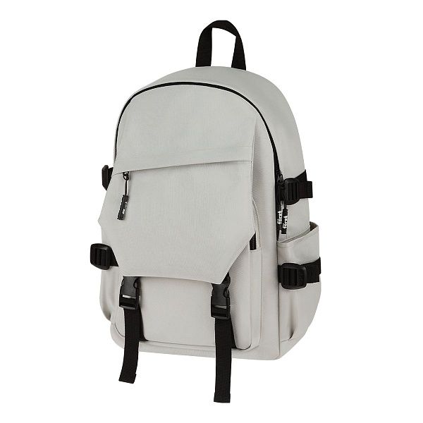 Рюкзак Först F-City "Gray Vibe" 43,5*28*16см, 1 отделение, 5 карманов, уплотненная спинка