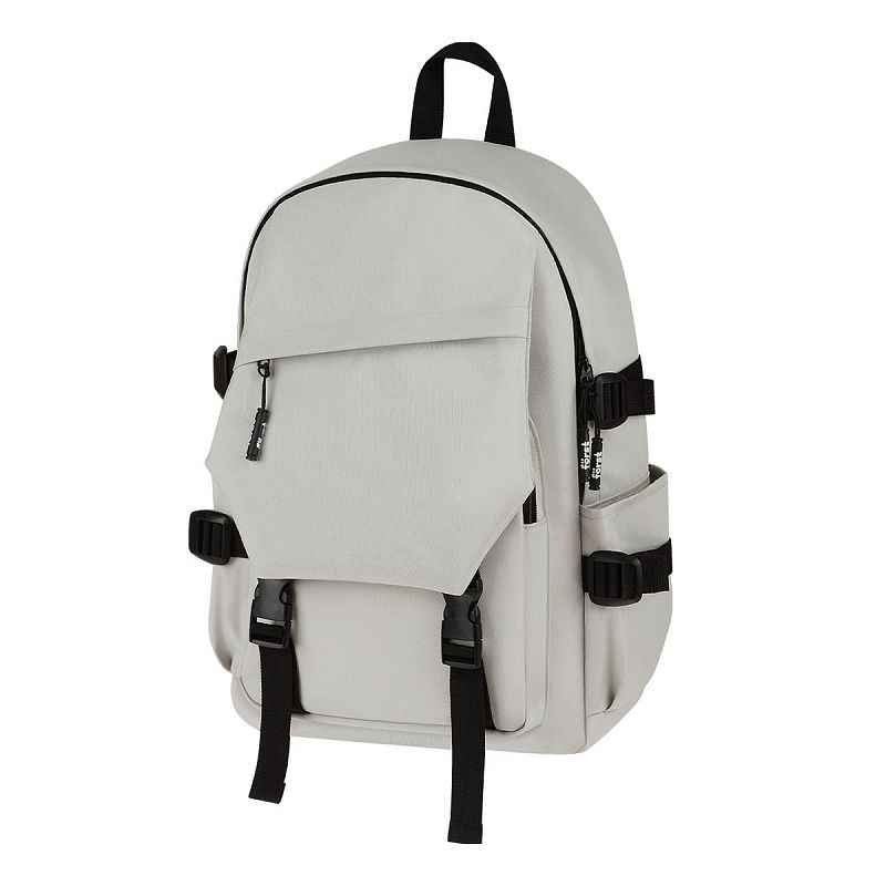 Рюкзак Först F-City "Gray Vibe" 43,5*28*16см, 1 отделение, 5 карманов, уплотненная спинка