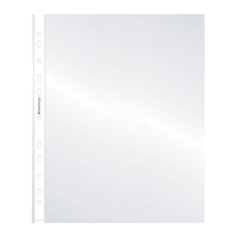 Папка-вкладыш с перфорацией Berlingo "Mirror", А4, 25мкм, глянцевая 