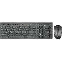 Набор беспроводной DEFENDER Columbia C-775RU, USB, клавиатура, мышь 2 кнопки + 1 колесо-кнопка, черный, 45775 Набор беспроводной DEFENDER Columbia C-775RU, USB, клавиатура, мышь 2 кнопки + 1 колесо-кнопка, черный, 45775