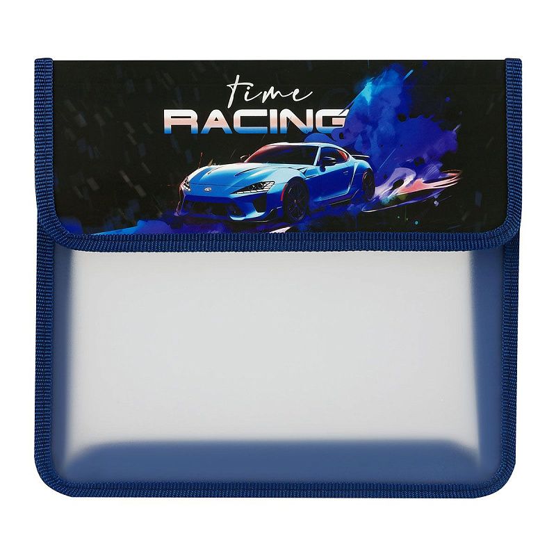 Папка для тетрадей 2 отделения, ArtSpace "Be in the race", А5, пластик, на липучке 